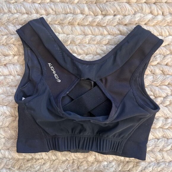Alignmed AlignMe Zipper Posture Sports Bra, Size XS - Picture 2 of 2